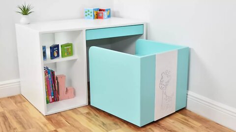 Modern DIY DESK and CHAIR ( for Kids )