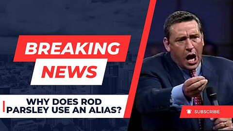 Rod Parsley Has An "Alias" Known As Tim Anderson | Why Does Parsley Use An Alias?