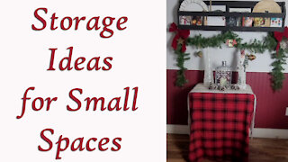 Small Space Storage Ideas ~ Prepper Supplies ~Food Storage