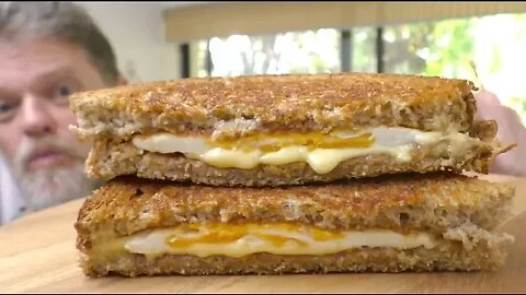 The Greg-O-Meter Will Decide This Peanut Butter Cheese and Egg Sandwiches Fate