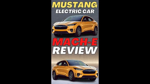 Mustang Mach-E: 🚨 THE real EV deal ! #shorts 🤩 #mustang #wow 😵