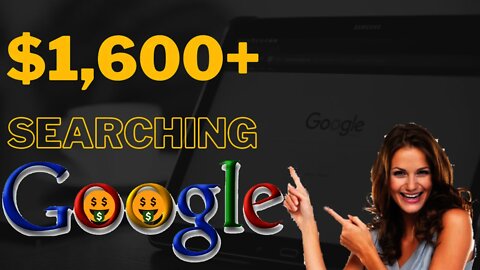 Earn $1,600 Online Searching Google, Get Paid Searching Google, Google Money, Free PayPal Money