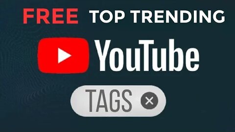 Get Tags of top trending videos on YouTube without software.