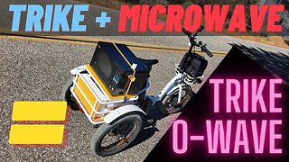 I put a MICROWAVE on my ELECTRIC BIKE