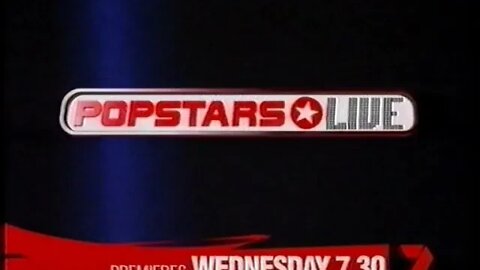 Promo - Popstars Live: Premieres February 2004