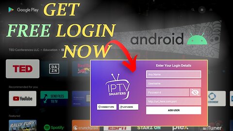 How to install IPTV Smarters pro on android Tv/box and Get FREE IPTV LOGIN