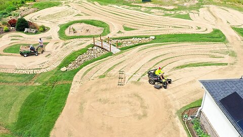 Heavy Top Dressing Sand on my Lawn