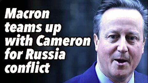 Macron teams up with Cameron for Russia conflict PREVOD SR