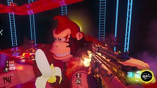 COD BO3 Custom Zombies: Donkey Kong Tower | Easter Egg Completion