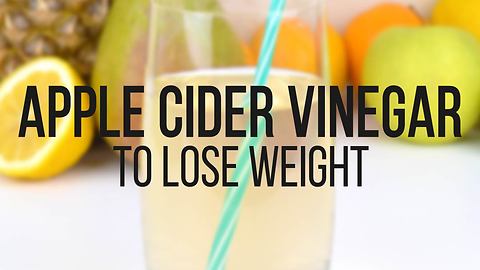 Apple cider vinegar recipe to lose weight