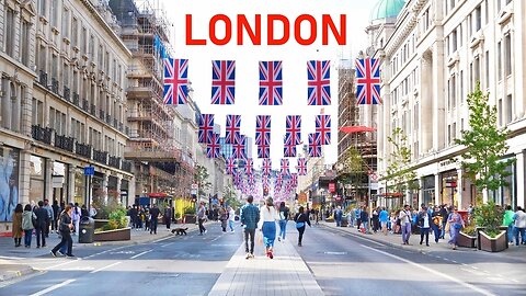 LONDON City Walk REGENT Street | 4K UK Travel