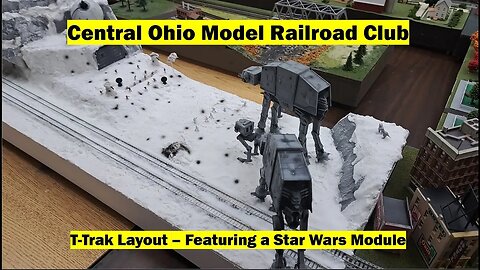 T-Trak N Scale Layout Featuring a Star Wars Battle of Hoth Module (COMRC) (T-Track)