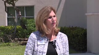 Palm Beach County Supervisor of Elections Wendy Sartory Link provides an update on the election, turnout and polling locations