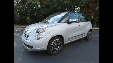 2014 Fiat 500L Lounge Start Up, Exhaust, and In Depth Review
