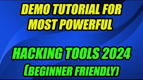 Top 10+ Free Ethical Hacking Tools (WITH BEGINNER DEMOS) for 2024