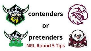 NRL tips / predictions for round 5