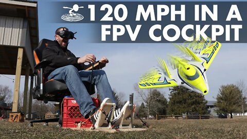Flying 120 MPH In A Home Made FPV Cockpit