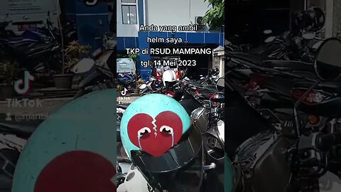 mengambil barang yang bukan haknya akan ditagih nanti di akhirat #shortvideo #helmhilang