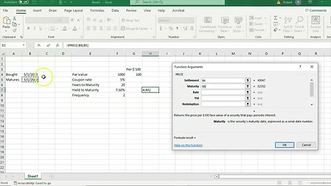 How to Easily Calculate a Bond Price in Excel