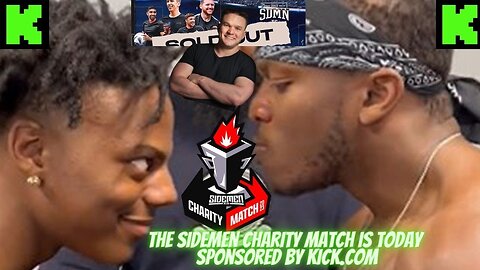 SIDEMEN CHARITY MATCH 2023 SPONSORED BY @StakeEddie and @KickStreaming