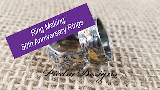Ring Making: 50th Anniversary Rings