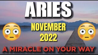 Aries ♈️ 😳😲 A MIRACLE ON YOUR WAY😳😲 🙌 Horoscope for Today NOVEMBER 2022 ♈️ Aries tarot ♈️