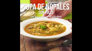 Nopales Chicken Soup
