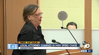 Local attorney charged in high speed chase