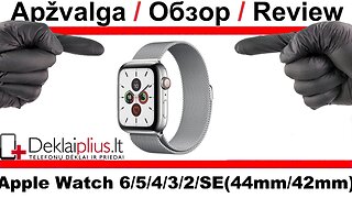 Magnetinis dirželis - sidabrinės spalvos laikrodžiui Apple Watch 2/3/4/5/6/Se (44mm/42mm)