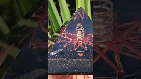 VORTEX Coil Giza Orgonite Pyramid⚛️🕉☯️