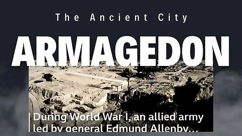 Armageddon I The Ancient City Behind The Biblical Story