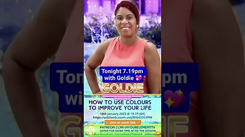 FREE WORKSHOP: HOW TO USE COLOURS TO IMPROVE YOUR LIFE | IN YOUR ELEMENT TV