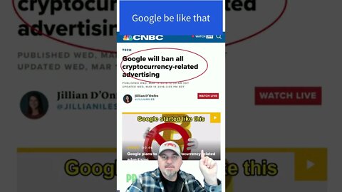 Google Bans Cryptocurrency in 2018 🤔 Chooses Coinbase