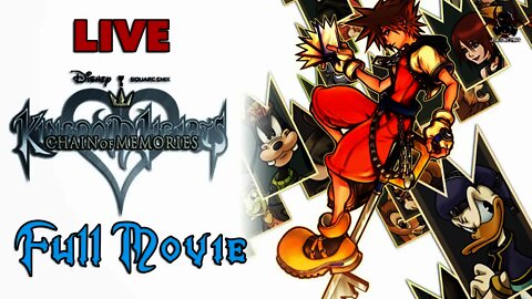 Kingdom Hearts Re:Chain of Memories Full Movie (All Cutscenes) LIVE Viewing