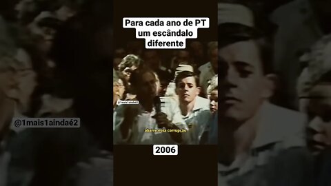 2006 teatro das tesouras comendo solto… e mais escândalos… precisamos manter @Jair Bolsonaro