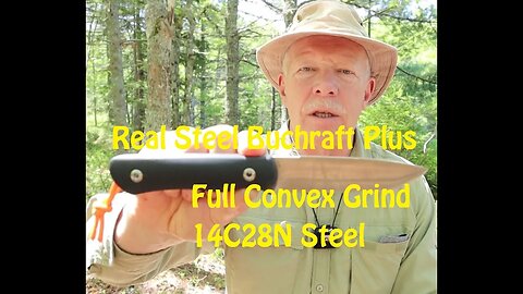 Real Steel Bushcraft Plus - Full Convex Grind - 14C28N Steel