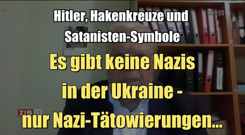 Hitler, Hakenkreuz, Satanistensymbolik: Gefangene Asow-Kämpfer zeigen ihre Tätowierungen (2022)