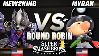 FOX | Mew2King (Wolf/Lucina) vs. Armada | Myran (Olimar) - Smash Ultimate MVG Round-Robin
