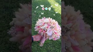 DIY wedding decoration bride bouquet immortal natural flowers #shorts #wedding