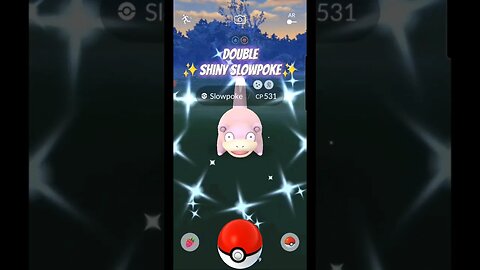 Double Shiny Slowpoke - Pokemon Go #pokemon #pokemongo #shiny #slowpoke #shinyhunting #shinypokemon