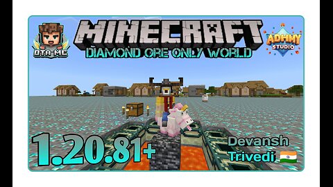 Diamond ore only world by DtA MC or Devansh Trivedi 🇮🇳