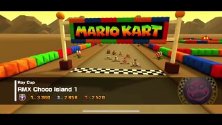 Mario Kart Tour - RMX Choco Island 1 Gameplay & OST