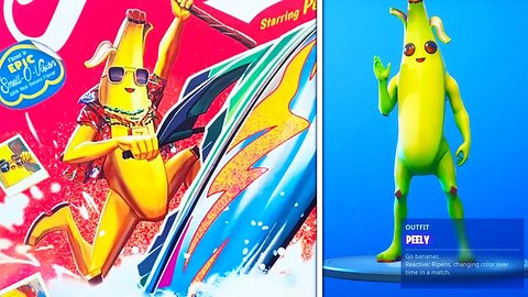 How To Get The New "SUMMER PEELY" Skin Style In Fortnite! (New Peely Style!)