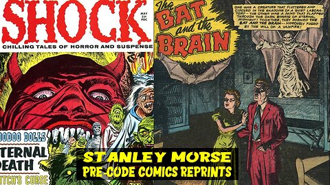 Pre-Code HORROR Comics Reprints from Stanley Morse Featuring SHOCK and CHILLING TALES of Horror