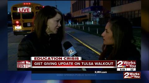 Tulsa Public Schools Superintendent comments on teacher walkout