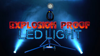 Explosion Proof LED Light Tower Quadpod Mount ATEX/IECEx Rated Waterproof IP67
