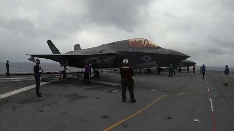 USS America (LHA 6) Conducts F-35 Flight Operations
