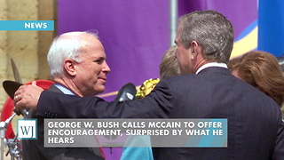 George W. Bush Calls McCain To Offer Encouragement, Surprised By What He Hears