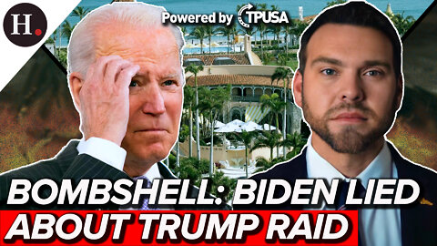 Aug 23, 2022 - Bombshell: Biden White House Lied About Being Involved in Trump Raid