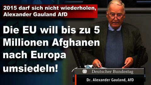 2015 darf sich nicht wiederholen, Alexander Gauland AfD